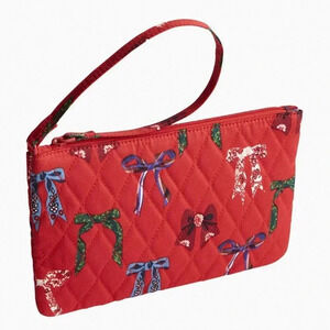 🎀 Vera Bradley Bow Mosaic Wristlet NWT